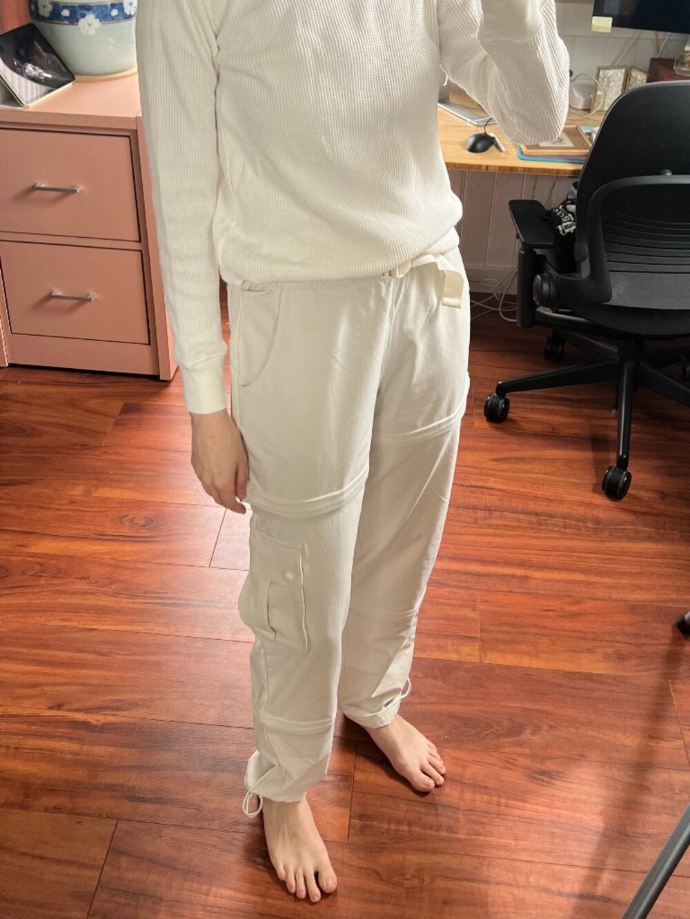 Outdoor Voice NWT RecTrek Zip Off Pants